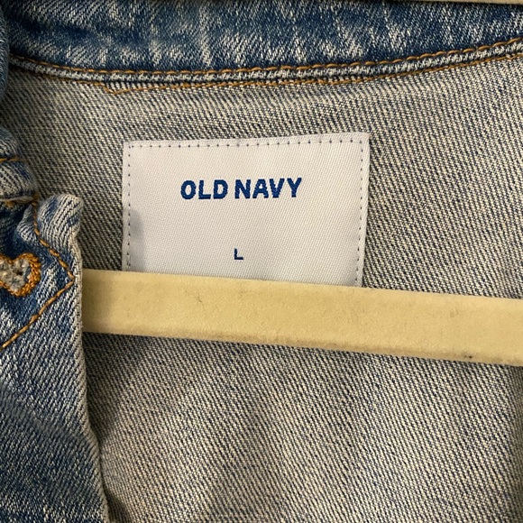 Old Navy Blue Jean Jacket Size L - Picture 2 of 3